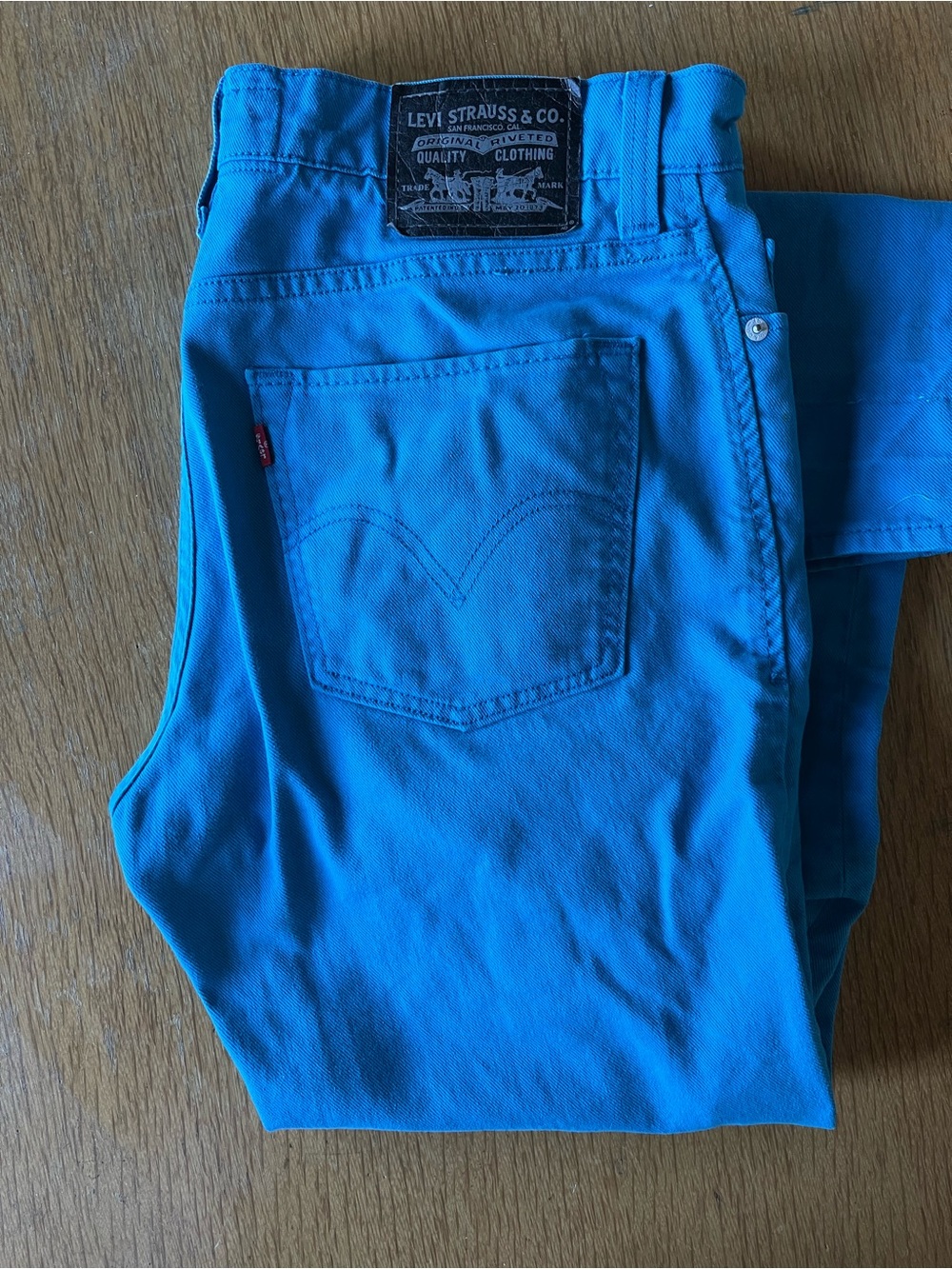 Levi's Men's Turquoise Slim Jeans